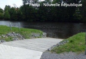 Une rampe d’accès à la Gartempe