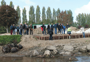 Travaux de protection des berges de la Gartempe aux Ilettes